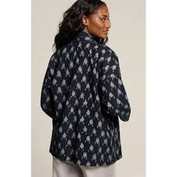 J.jill Pure Jill Ikat Open-front Jacket - Picture 2 of 7
